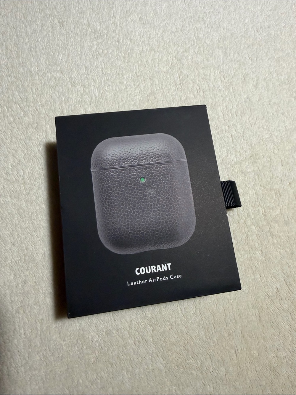 Courant Leather AirPods Case Grey